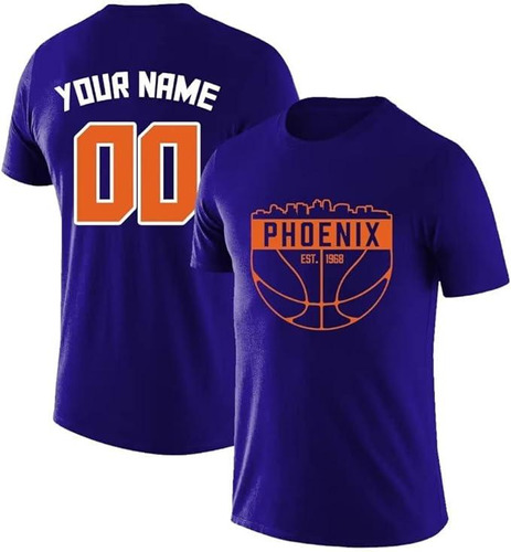 Camiseta Phoenix Basketball, Playera Sol Nba