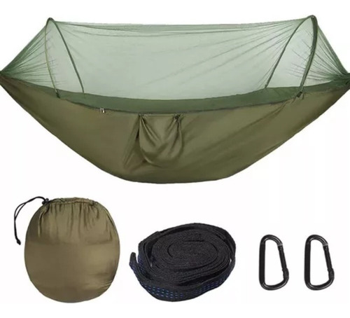 Lj Hamaca De Camping Con Mosquitera Doble Separada 200 Kg