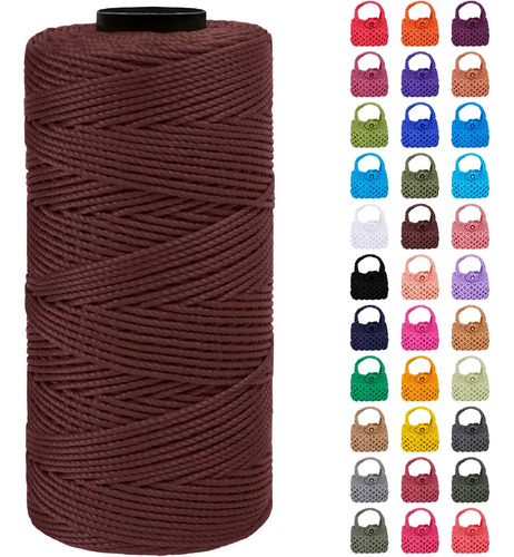 Cuerda Trenzada De Macramé De 1,5 Mm X 218 Yardas, Cue...