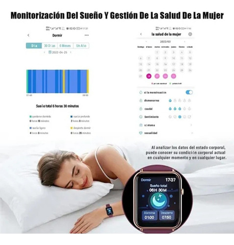 Reloj Inteligente Deportivo Para Mujer Q19 Pro Para Xiaomi H