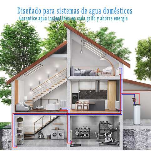 Bomba Presurizadora De Agua Para 2 Servicios Simultáneo Aumenta Presión - 11m 160w