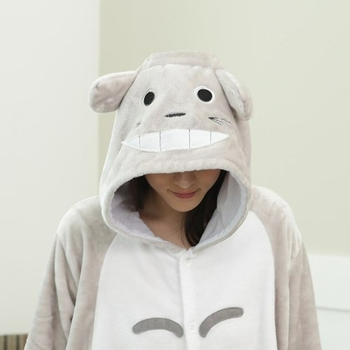 Imagen 5 de 7 de Pijama Kigurumi Totoro Polar Pijama Para Adultos