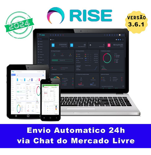 Script Php - Rise Sistema Crm Para Sua Empresa (atualizado)