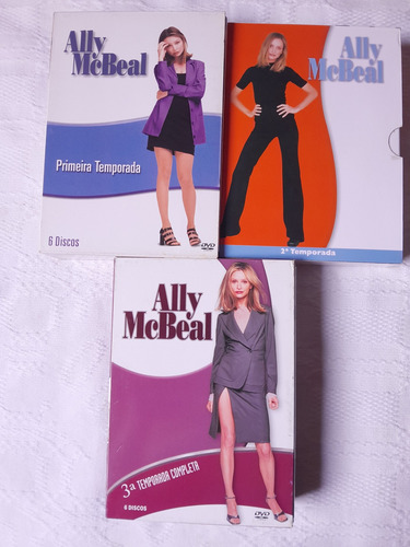 Ally Mcbeal - Temp. 1/2/3 Completas E Originais - 1 E 2 Dubl (Usado)