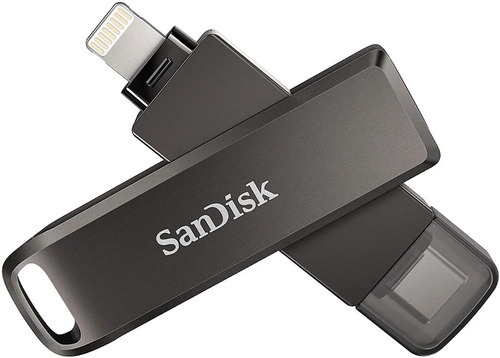 Pendrive Sandisk 256gb Ixpand Flash Drive Luxe Usb 3.1 Tipoc Cor Preto