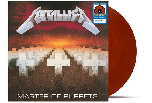 Metallica Lp Master Of Puppets Vinil Brick Walmart Exclusive