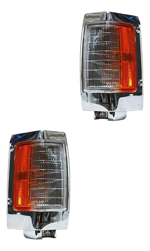 Par De Cuartos Punta Nissan Pickup D21 1990 Al 2008 Crom Bsj