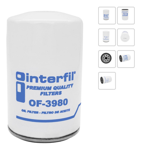 Filtro Aceite Interfil S15 2.8 1982 1983 1984 1985 1986 1987