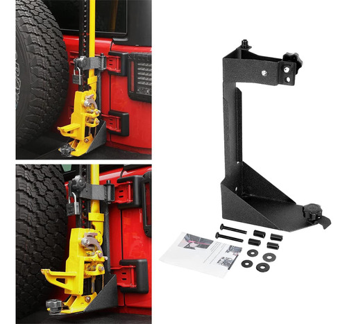 Auxmart Off-road Jack Mount Soporte Para Jeep Wrangle Jk