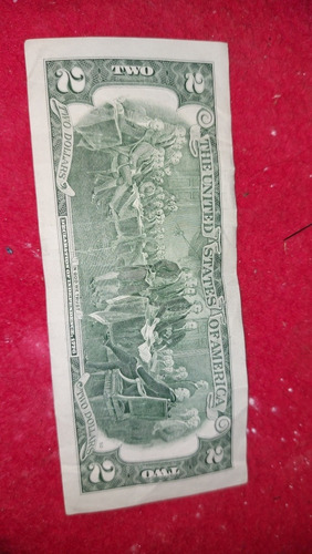 Imagen 2 de 2 de Vendo Billete De 2.00 Dolares