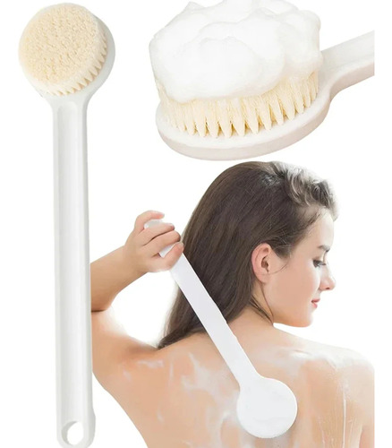 Cepillo De Baño Largo Ergo De 2 Piezas Para Cepillado De Esp