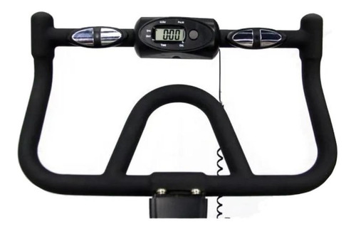 Imagen 4 de 4 de Bicicleta estática Sport Fitness Genoa para spinning negra y verde