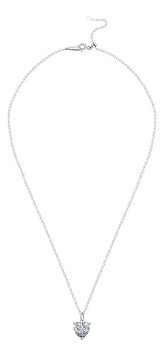 Nuokun S925 Colgante De Plata Esterlina Collares De Corazón