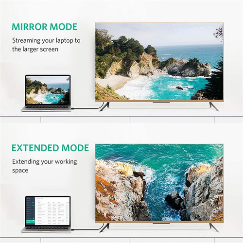 Imagen 4 de 7 de Cable Displayport A Displayport Ugreen Hd 4k 1.5m