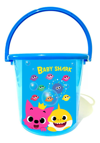 20 Cubeta Dulcero Baby Shark Fiestas Infantiles Dulcero Bolo