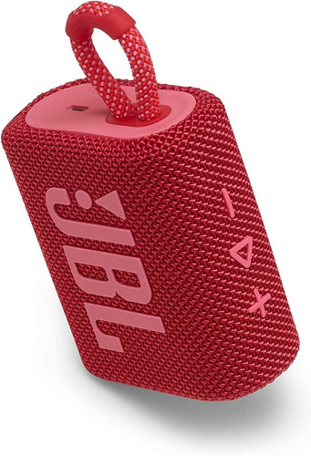 Jbl Go 3 Parlante Bluetooth Extra Bass Portatil Acuatico Red