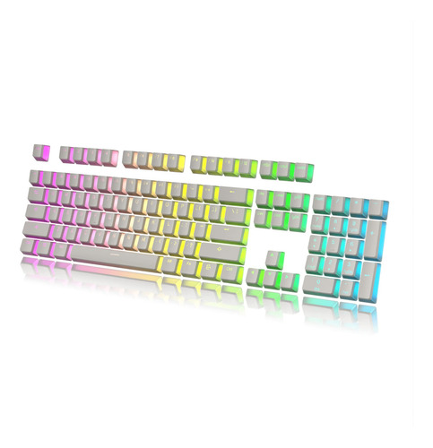 Pack De Keycaps Hk Gaming Pudding Para Teclado Mecnico