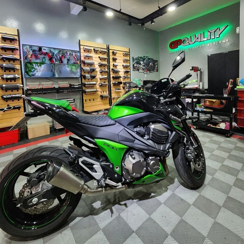 Escape Kawasaki Z800 Inoxidable Punta Carbono Ex121