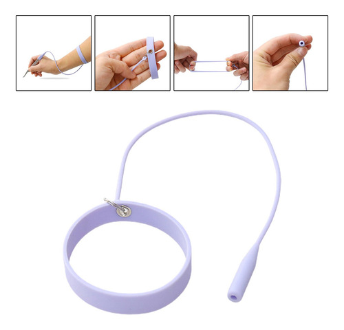 Silicona Lash Pinzas Titular Protector Pulsera Pulsera Para