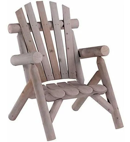 Lakeland mills cedar log lounge chair deals