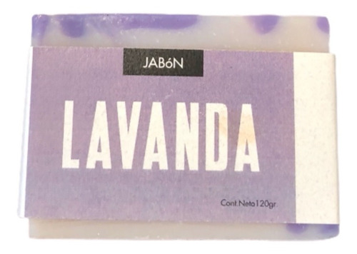 Imagen 1 de 3 de Jabón Lavanda 120g Volviendo Al Origen Artesanal