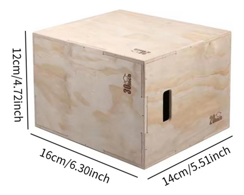 Caja De Agilidad De Madera Para El Equipo De Ejercicio De