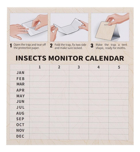 Trampa Polilla Adhesiva, Trampa Polilla Polilla 6pc