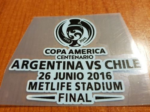 Parche Matchday Argentina Chile Copa America Centenario 2016