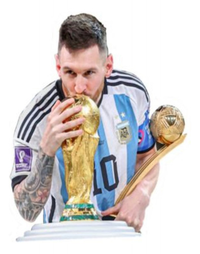 Calco Camiseta Messi Resinada Dome
