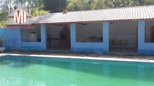 Linda Chácara Com Piscina, Espaço Gourmet, Pertinho Da Cidade, Pomar, À Venda, Zona Rural, Pinhalzinho. - Ch0244