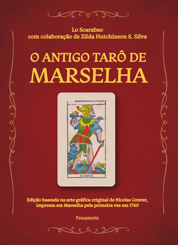 Livro Antigo Tarô De Marselha