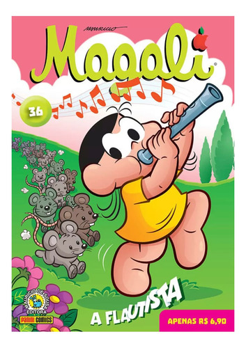 Magali - A Flautista - Volume 36 - Mauricio De Sousa