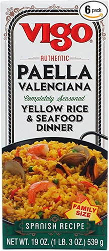 Vigo Paella Vallenciana, 19 Onza (paquete De 6)