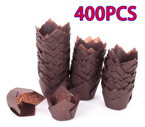 400 Moldes De Tulipán Para Magdalenas Sin Blanquear