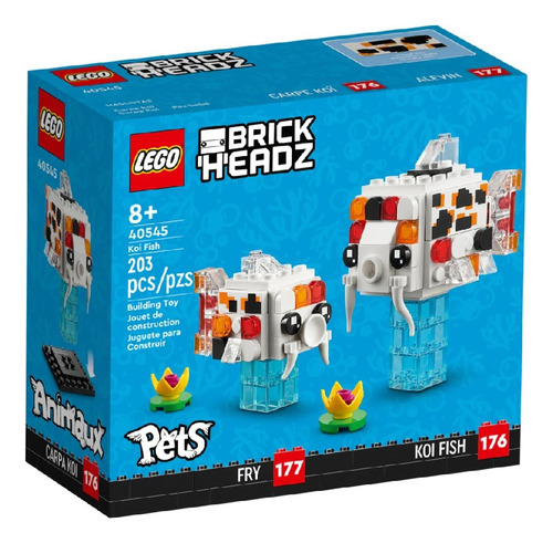 Lego 40545 Brickheadz Kit De Construcción Koi Fish