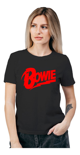 Polera Mujer David Bowie Musica Algodón Orgánico Wiwi