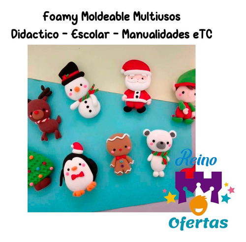 Fjl Foamy Moldeable Mayoreo Foamy Moldeable Didactico 48