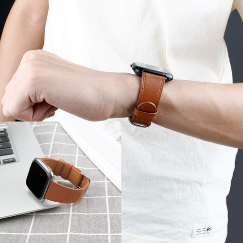 Botnuw Bandas De Piel Compatibles Con Fit Bit Versa 2 Bandas