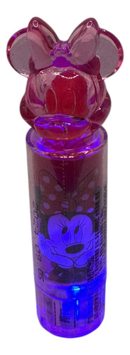 Dulce Labial Minnie Mimi Mouse Coreano Japones Con Luz