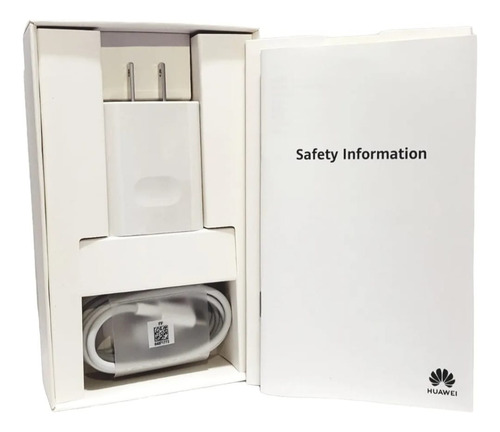 Cargador22.5w Huawei Original Usbc Para Nova 3e Tipoc Blanco
