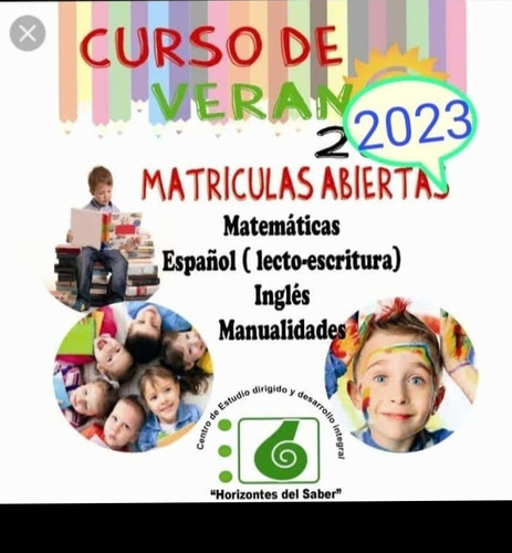 Imagen 2 de 3 de Curso De Verano Y Tutoria Escolar 2023