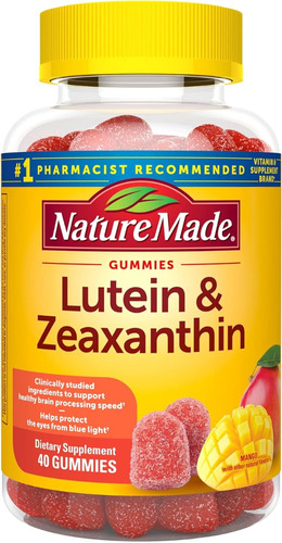 Luteína Y Zeaxantina Nature Made 40 Gomitas