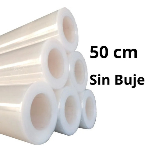 1 Film Stretch Virgen Cristal 50cm Sin Buje / Cono Coreless