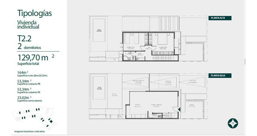 Casa En Housing Las Veras Duplex De 2 Dormitorios Con Patio Valle Escondido