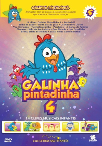 Dvds Galinha Pintadinha 4 Dvd S 56 Clipes Dublados Mercado Livre
