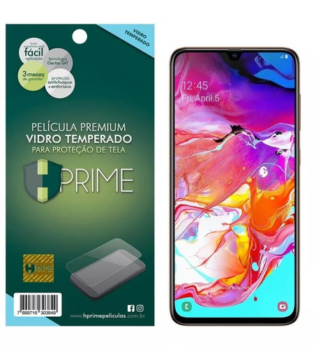 Pelicula Hprime Samsung Galaxy A70 Vidro Temperado