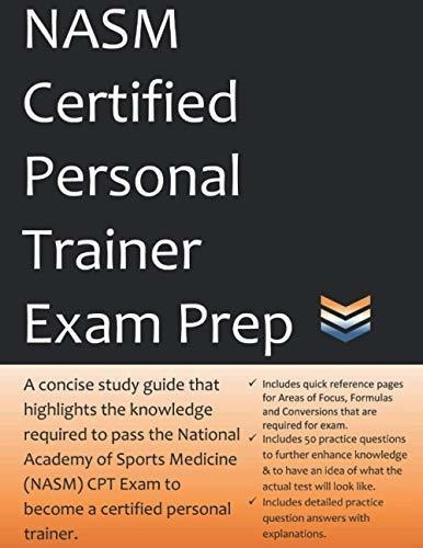 Book : Nasm Certified Personal Trainer Exam Prep Study Guid