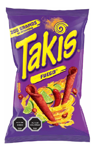 Takis Snack Fuego, Xplosion Y Original, X 5 Un 200g