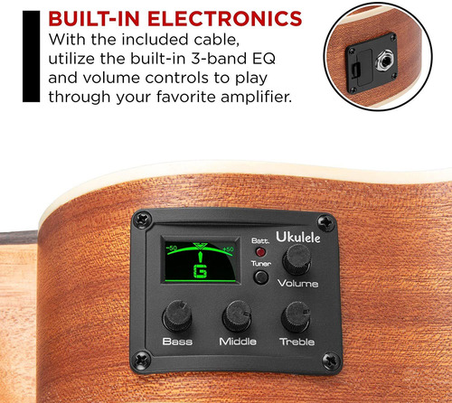 Mejor Choice Products - Kit De Iniciación De Ukelele Acústic