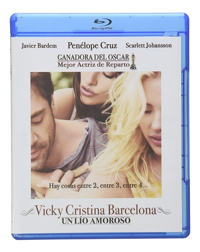 Vicky Cristina Barcelona Blu Ray Woody Allen Película Nuevo